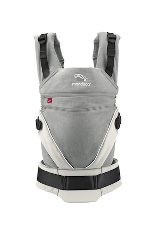 Manduca Xt/all-ın-one Bebek Taşıyıcı Organik Pamuk, 3.5-20 Kg, Esnek Taşıma Sistemi, Yeni Doğan Portbebe Gri Beyaz Tek Ebat
