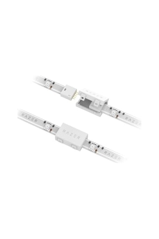 Razer Aether Light Strip Extender - Rgb Led Işık Şeridi Uzatma 1m / 3ft Genişletici, 8 Genişleticiye Kadar Bağlayın, Esnek Tasarım Beyaz .