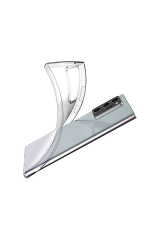 Samsung Galaxy Uyumlu Note 20 Ultra Kılıf Lüx Şeffaf Kamera Lens Korumalı Silikon Kılıf