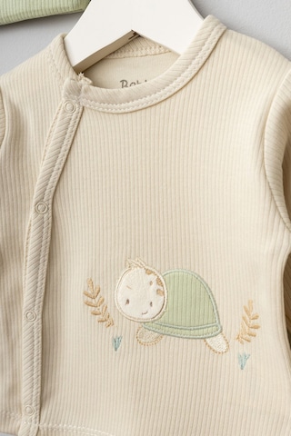 Bebitof 10 Parça Gülen Kaplumbağa Hastane Çıkışı Pamuklu Haki