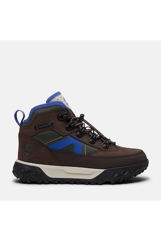 Timberland Motion 6 Mid Bungee Waterproof Çocuk Sneakers-34022 Koyu Kahverengi