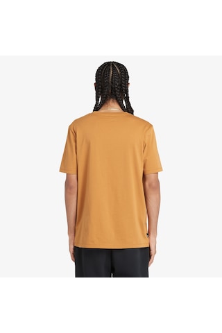 Timberland Kennebec River Linear Logo Short Sleeve Erkek Kahverengi T-shirt Tb0a5upqp471