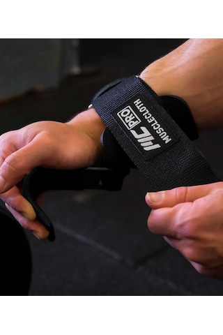 Musclecloth Lifting Hooks Ağırlık Kaldırma Kancası Siyah Çok Renkli