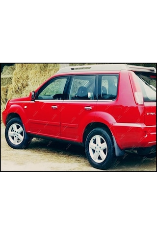 Ebal Otomotiv Nissan X-Trail Krom Cam Çıtası 6 prç. 2000-2007 P.Çelik