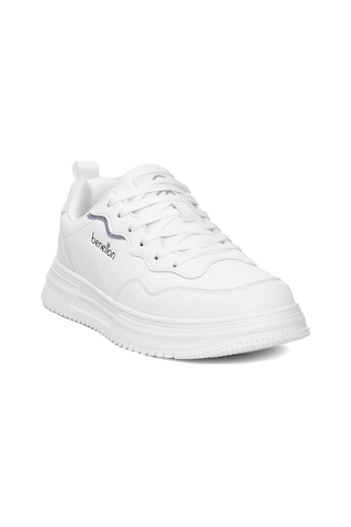 United Colors Of Benetton Benetton Bnı-11200 Erkek Klasik Sneaker Beyaz Beyaz