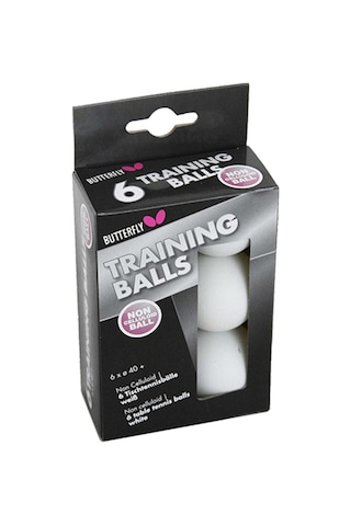 Pinpon Topu Butterfly 85140 Traınıng Balls 40+ 6lı Beyaz