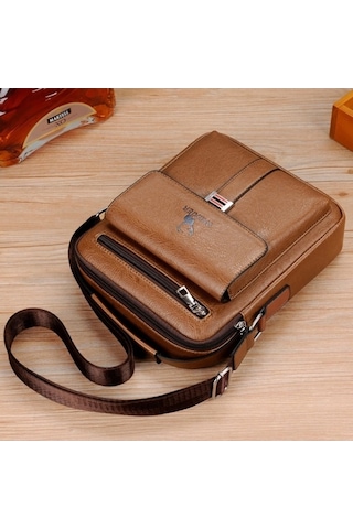 Novahub Weixier D245 Erkekler Business Bag Büyük Kapasite Omuz Sırt Çantası Light Brown, Size:d245 Kahverengi Kahverengi