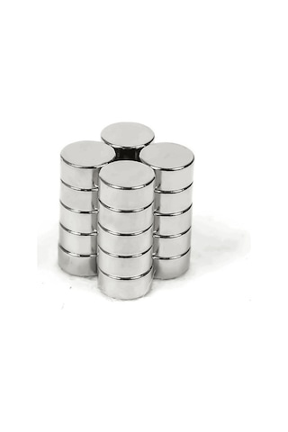 Ø6x3 Mm Neodimyum Yuvarlak Silindirik Mıknatıs - 50 Adet Set