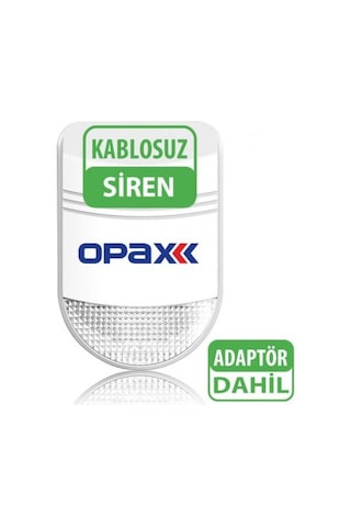 Opax-575 Gprs/Gsm/Sms/Wıfı Alarm Paneli Ve Bgr-08 Kablosuz Siren