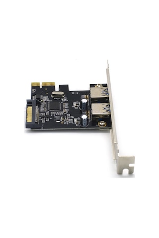 4459 Pci-e Express Usb 3.0 Hub 2 Port Molex Sata Çoklayıcı Kart