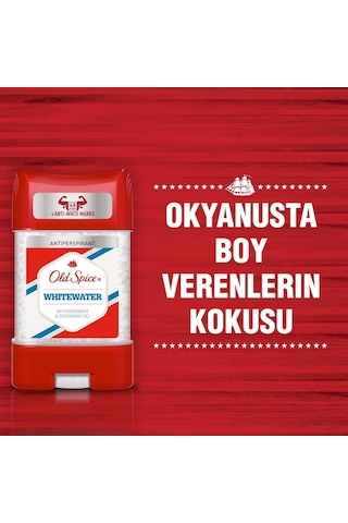 Old Spice Whitewater Perspirant Clear Erkek Jel Deodorant 70 ML x 2