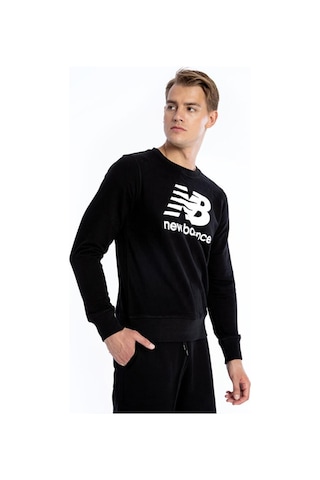 New Balance Lifestyle Mnc1105-bk Siyah Erkek Sweatshirt Siyah
