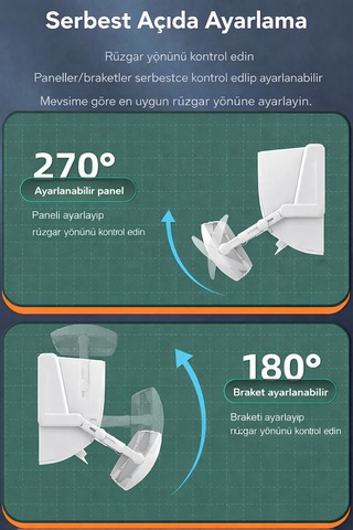 Evrensel Ayarlanabilir Metal Tokalı Klima Aparatı Hava Yönlendirici Aparat Delikli Split Tipi Sperlik White