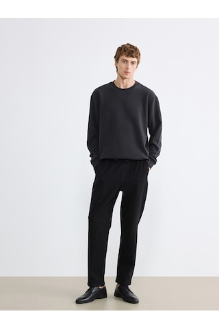 Lcw Vision Antrasit Regular Fit Bisiklet Yaka Erkek Sweatshirt