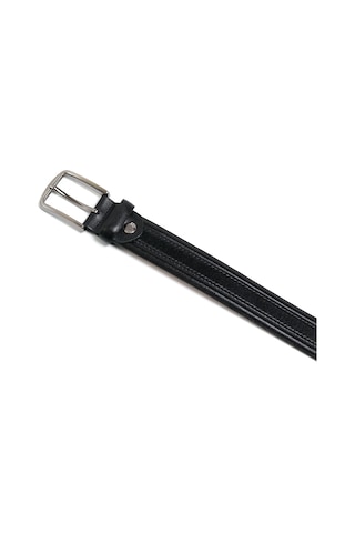 Siyah Erkek F-734-42 Grande Arsel Deri Klasik Kemer Genişlik 3.5 Cm