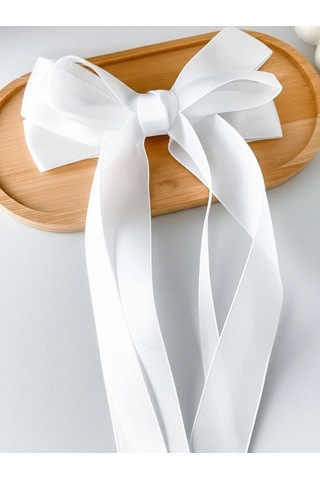 Mag Things Beyaz Saten Kurdele Ve Tokalı Bant 449874390 Beyaz