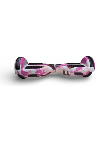 Elektrikli Kaykay Hoverboard 6.5 Inch Taşıma Çantalı Bluetooth Hoparlörlü Akıllı Dengeli - Rs-s5 Pink Camo