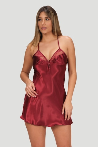 NBB Kadın Bordo Precious Gecelik Sabahlık Takımı