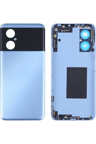 Cbtx Xiaomi Poco M4 5g / Poco M4 5g Hindistan / Redmi Note 11r Mavi Uyumlu Pil Arka Kapağı