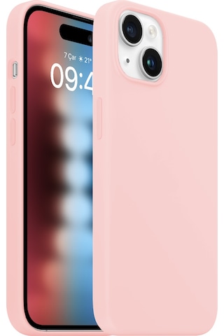 Buff Apple Uyumlu iPhone 15 Rubber Fit Kılıf Buff Apple Uyumlu iPhone 15 Rubber Fit Kılıf