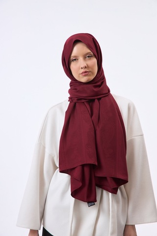 Mirsoy Scarf Zerafet Desen Şal Bordo