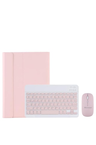 Lenovo Tab M10 Tb328fu Btklavye Mouse+stand Kılıf-bkk6 Pembe