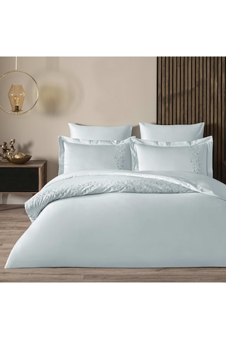 Linens Premium Velora Çift Kişilik Nevresim Takımı Mavi
