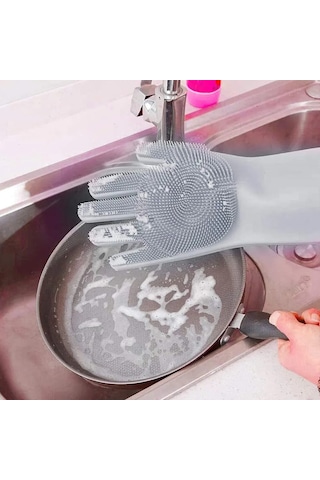 Tineke Sihirli Eldiven Çok Amaçlı Banyo Tuvalet Mutfak Bulaşık Temizleme Araç Yıkama Eldiveni 1 Çift