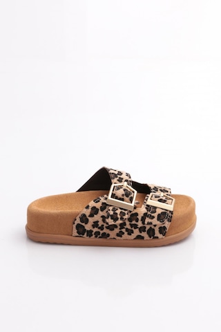 Dgn 8145 Kadin Terlik Leopar