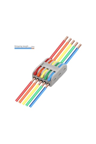 Hızlı Kablo Ekleme Aparatı - 5 Beşli Kablo Birleştirici Klemens