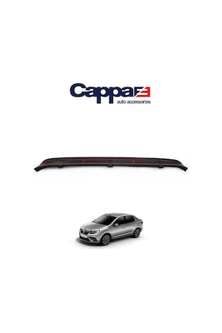 Cappafe Renault Symbol Arka Tampon Eşiği Koruma Abs Mat Siyah N11.17824