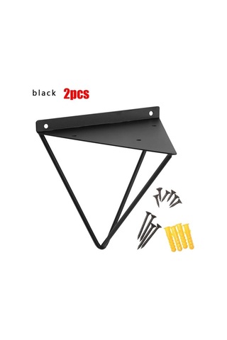 Zyzqstore 2 Adet Oturma Odası Ev Dekor Üçgen Demir Sanat Duvara Monte Çok Renkli Çok Renkli