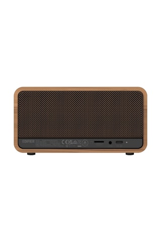 Edifier Mp230 20w Rms Bluetooth 5.0 Retro Tasarımlı Taşınabilir Kablosuz Hoparlör Ahşap Kabin, Aux/usb-c/tf Kart - Kahverengi
