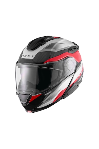 Nexx X.Lıfetour Pro Mıle Kapalı Kask Beyaz Kırmızı