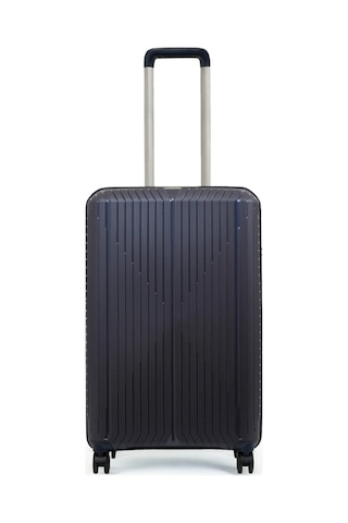 Ground Dikey Çizgili 3'lü Set Valiz 10728 Lacivert