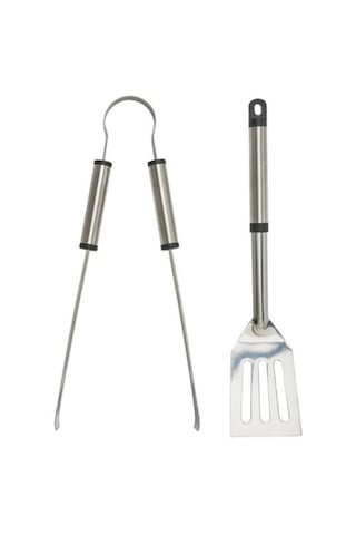 Ikea Grılltıder Barbekü Gereçleri Seti, Paslanmaz Çelik, 2 Parça