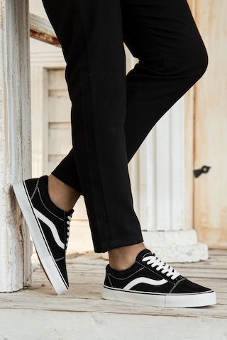 Daxtors Garantili Wanso Günlük Ortopedik Erkek Sneaker Spor Ayakkabı Siyah