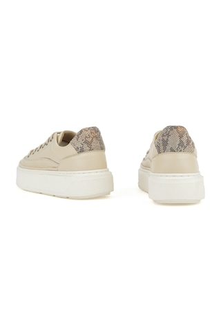 Ziya, Kadın Hakiki Deri Sneaker 1511035z6200 Krem 1511035z6200 004 Krem