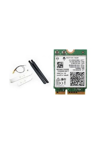 Ulzyvf Wifi M.2 Kartı E Ax211ngw+çift Anten Anahtar Ağ 6e 2.4ghz/5ghz Ls