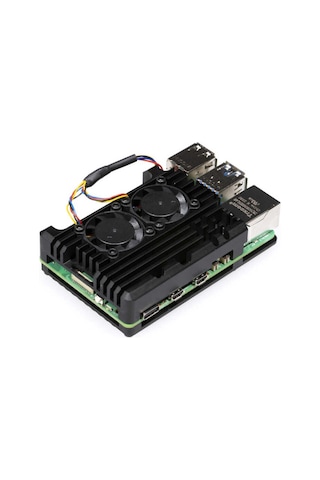 Raspberry Pi 5 Fanlı Alüminyum Muhafaza Kutusu