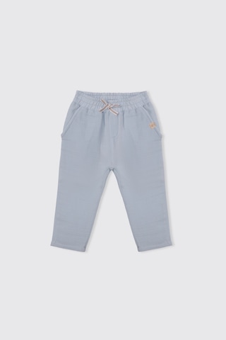Panço Erkek Bebek Mavi Müslin Pantolon 2611BB04019