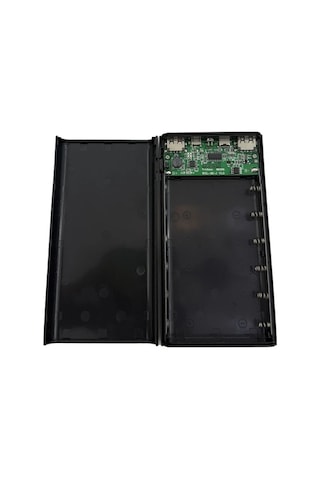 Boatshop1 Siyah S6 Taşınabilir Harici Şarj Cihazı Kutusu Hızlı Şarj Hafif Power Bank Akıllı Telefon Tablet Uyumlu Seyahat Pil Depolama Çantası Beyaz