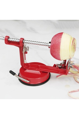 3'ü 1 Arada Meyve Soyucu El Krank Meyve Dilimleyici Meyve Çok Renkli