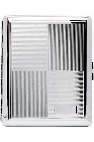 Giftbox Kare Desen Metal Sigara Tabakası