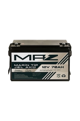 Maz Akü 12 Volt 120 Amper Ah Kuru Agm Vrla Ups Akü Yeni Üretim