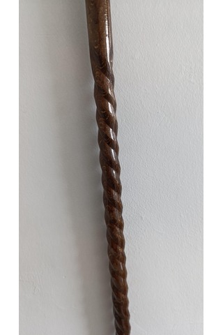 Özel 100 Cm Baston Ceviz Oymalı Lüks Sağlam Kaliteli Baston