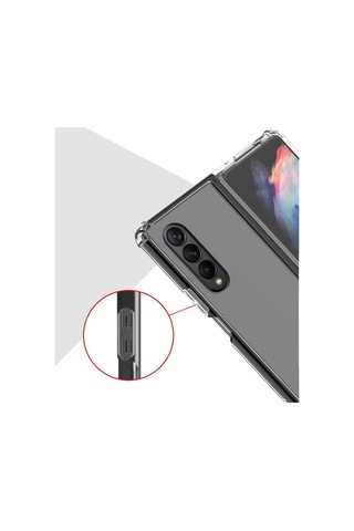 Mobilteam Galaxy Z Fold 4 Uyumlu Nitro Anti Shock Silikon-renksiz Renksiz