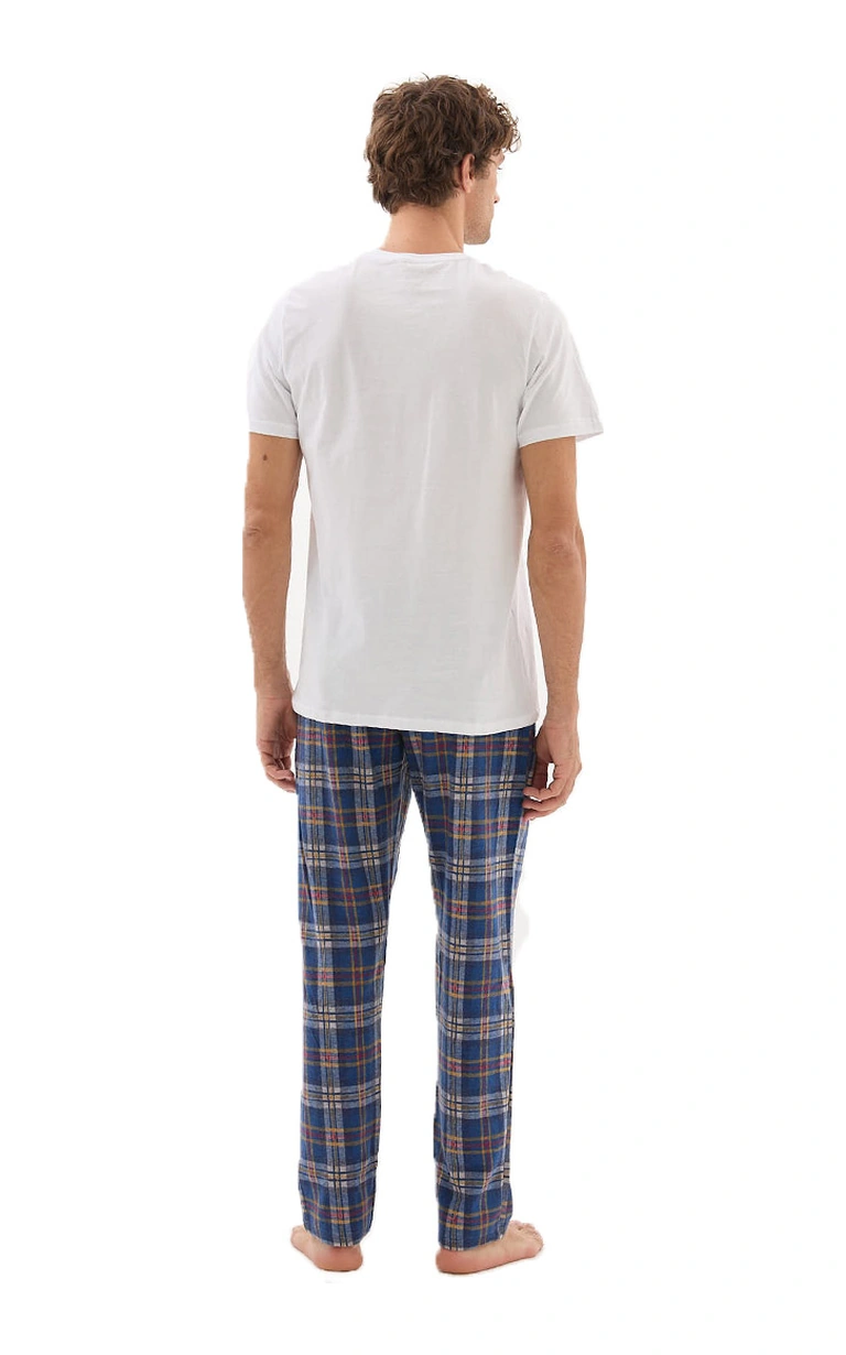 Erkek Pijama Altı 40671 - Mavi Mavi