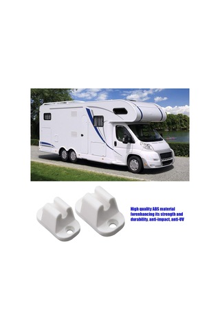 2x T Şeklinde Kapı Durdurucu Tutucu Kiti Durdurma Tutucu Plastik Kanca Tutucu Karavan Karavan İçin Uyumludur