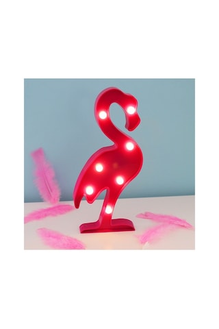 Asonplus Flamingo Dekoratif Led Işık-gece Lambası-aydınlatma Fuşya